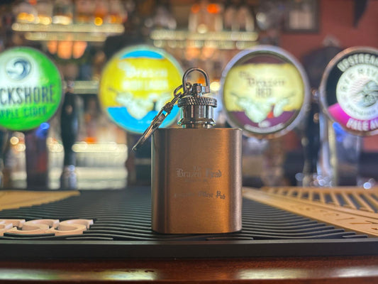 The Brazen Hip Flask Key Chain
